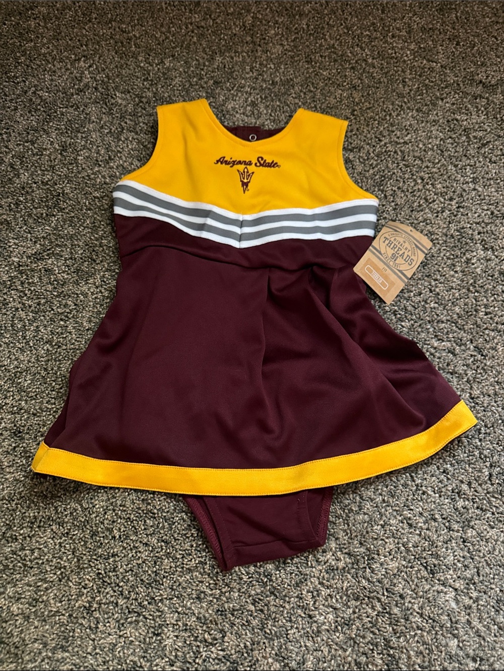 Knights Apparel Arizona State Maroon and Gold Accent